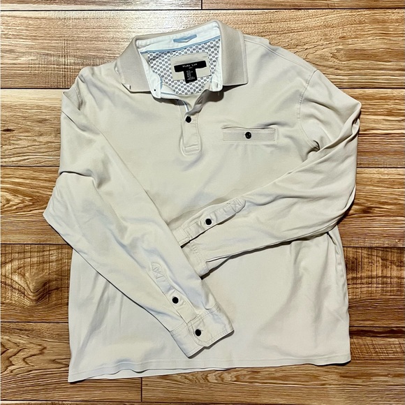 Mark Law Luxury Long Sleeve Polo Shirt - Picture 1 of 2